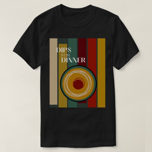 Klepjes voor het avondeten t-shirt (Design voorkant)