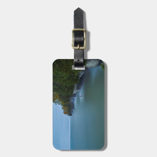 Kleppen van het deuropees graafpunt bagagelabel (Voorkant verticaal)