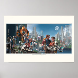 Kleppen van het schakelbord van Doom (30x20 inch) Poster