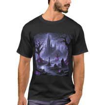 Kleren in gotische stijl. T-shirt