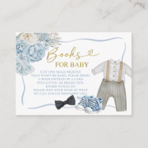 Kleren voor blauwe jongens Baby Shower Boeken voor