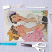 Kletsende Huisvrouwen Decoupage Tissuepapier (Craft)