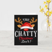 Kletsende Kerstherten Pjs Kerst Mis Matching  Kaart (Gele Bloem)