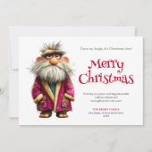 Kletskabouter Sinterklaas aangepaste cartoon kerst Feestdagenkaart (Voorkant)