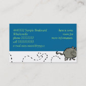 kletskat - zitten van huisdieren visitekaartje (Achterkant)