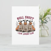 Kletskoek,Koeienliefhebbersclub Feestdagenkaart (Staand voorkant)