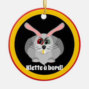 Klette aan boord - Belgische folklore Keramisch Ornament