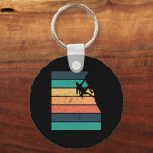 Klettern Retrohintergrund Sleutelhanger (Voorkant)