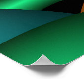 Kleur 11 Abstracte kunst Poster (Hoek)