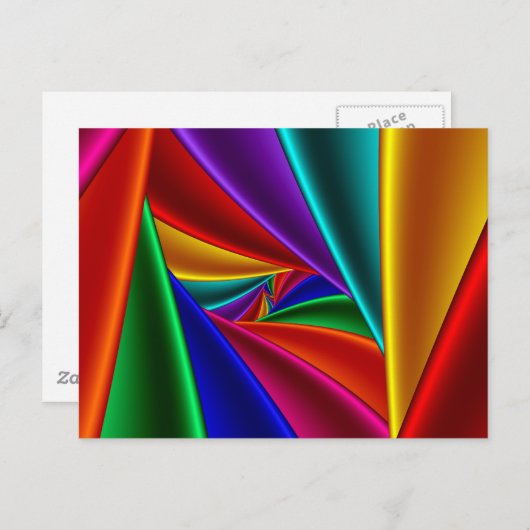 Kleur 25 briefkaart (Voorkant / Achterkant)