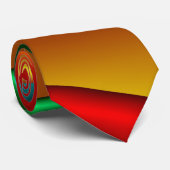 Kleur 25 fijne fractale kunst stropdas (Opgerold)