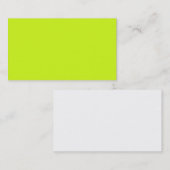 Kleur 2 Neon Yellow Green Visual Tools Alleen kleu Visitekaartje (Voorkant / Achterkant)