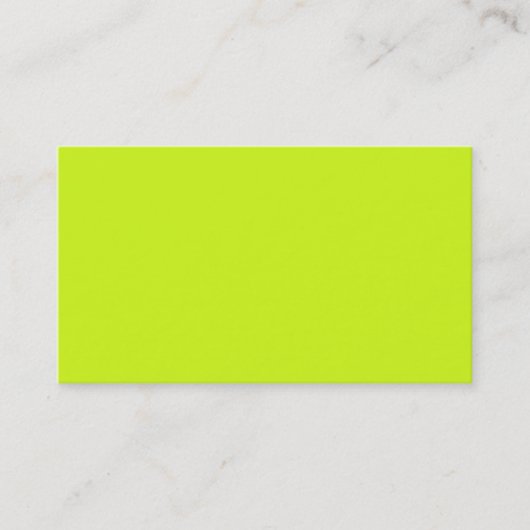 Kleur 2 Neon Yellow Green Visual Tools Alleen kleu Visitekaartje (Voorkant)