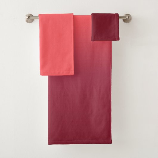 Kleur aan zwart bad handdoek (Insitu)