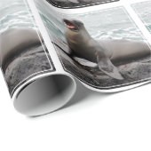 Kleur Aangepaste achtergrond verzegelen Cadeaupapier (Rol Hoek)