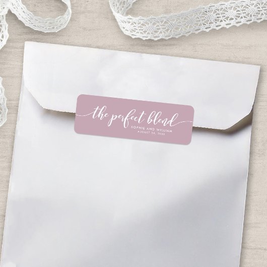 Kleur Aanpasbaar Relax Script De Perfecte Mix Etiket