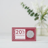 kleur aanpasbare coupon (Staand voorkant)