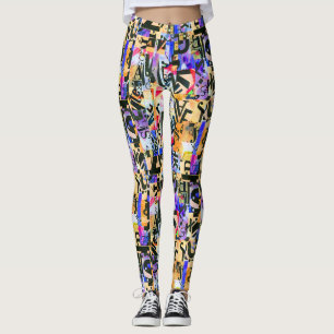 kleur abstract avantaculair leggings
