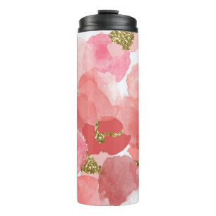 Kleur, abstract, divers naadloos patroon met c thermosbeker