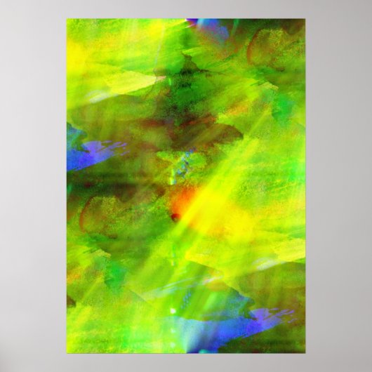 kleur abstract naadloos groen achtergrondgroen, ge poster (Voorkant)