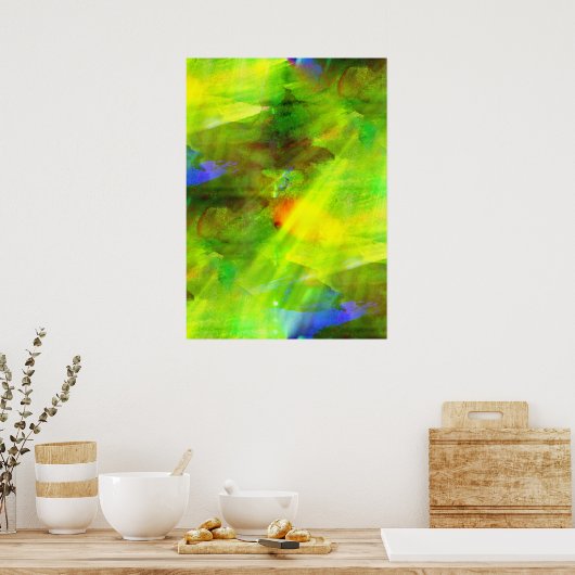 kleur abstract naadloos groen achtergrondgroen, ge poster (Keuken)