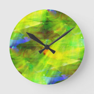 kleur abstract naadloos groen achtergrondgroen, ge ronde klok