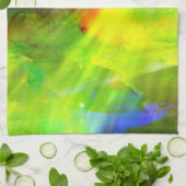 kleur abstract naadloos groen achtergrondgroen, ge theedoek (Gevouwen)