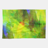 kleur abstract naadloos groen achtergrondgroen, ge theedoek (Horizontaal)