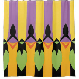 Kleur Abstract patroon vet Douchegordijn