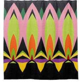 Kleur Abstract patroon vet Douchegordijn