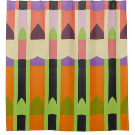 Kleur Abstract patroon vet Douchegordijn