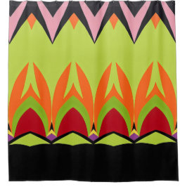 Kleur Abstract patroon vet Douchegordijn