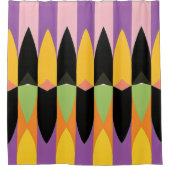 Kleur Abstract patroon vet Douchegordijn (Voorkant)