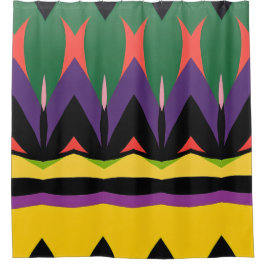 Kleur Abstract patroon vet Douchegordijn