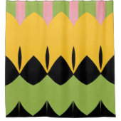 Kleur Abstract patroon vet Douchegordijn (Voorkant)