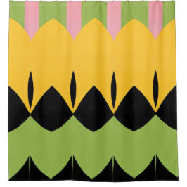 Kleur Abstract patroon vet Douchegordijn