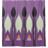 Kleur Abstract patroon vet Douchegordijn (Voorkant)