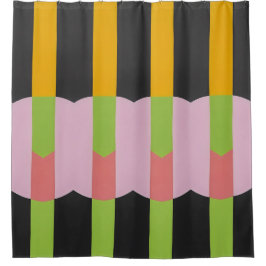 Kleur Abstract patroon vet Douchegordijn