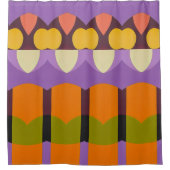 Kleur Abstract patroon vet Douchegordijn (Voorkant)