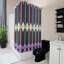 Kleur Abstract patroon vet Douchegordijn