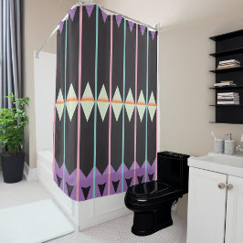 Kleur Abstract patroon vet Douchegordijn