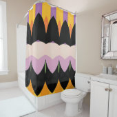 Kleur Abstract patroon vet Douchegordijn (In situ)