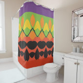 Kleur Abstract patroon vet Douchegordijn (In situ)