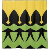 Kleur Abstract patroon vet Douchegordijn (Voorkant)