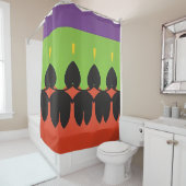 Kleur Abstract patroon vet Douchegordijn (In situ)