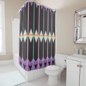 Kleur Abstract patroon vet Douchegordijn (In situ)