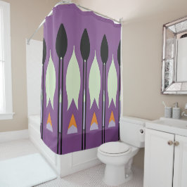 Kleur Abstract patroon vette Douchegordijn