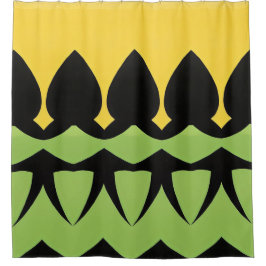 Kleur Abstract patroon vette Douchegordijn