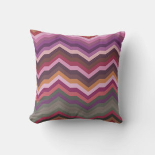 Kleur Abstract Retro Striped Achtergrond, Mode Z Kussen