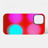 Kleur Abstract Wazige rode achtergrond bokeh verli iPhone Hoesje (Achterkant horizontaal)
